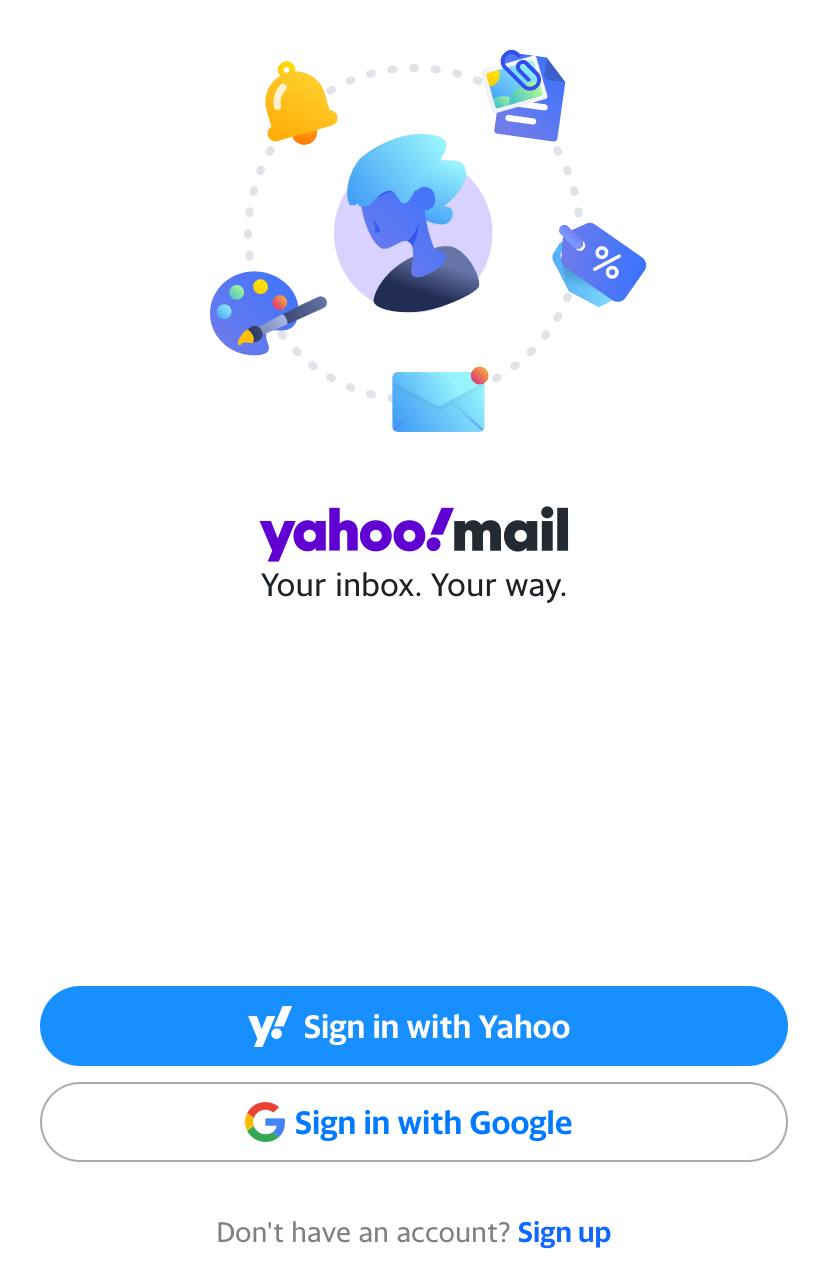 Correo Yahoo! app