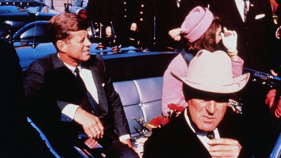 John Connally, John F. Kennedy y Jackie Kennedy