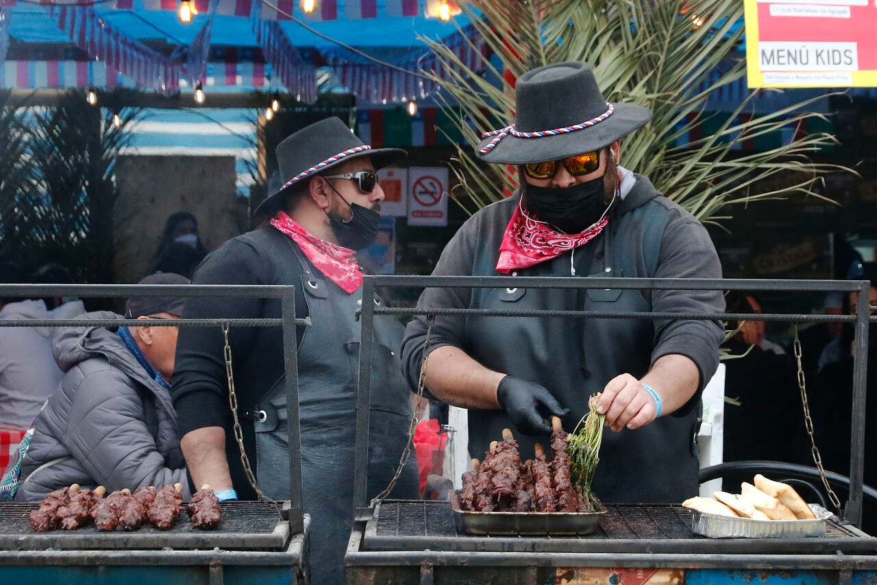 Asado en fonda, Fiestas Patrias