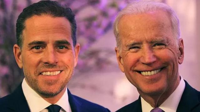 Hunter Biden y Joe Biden.