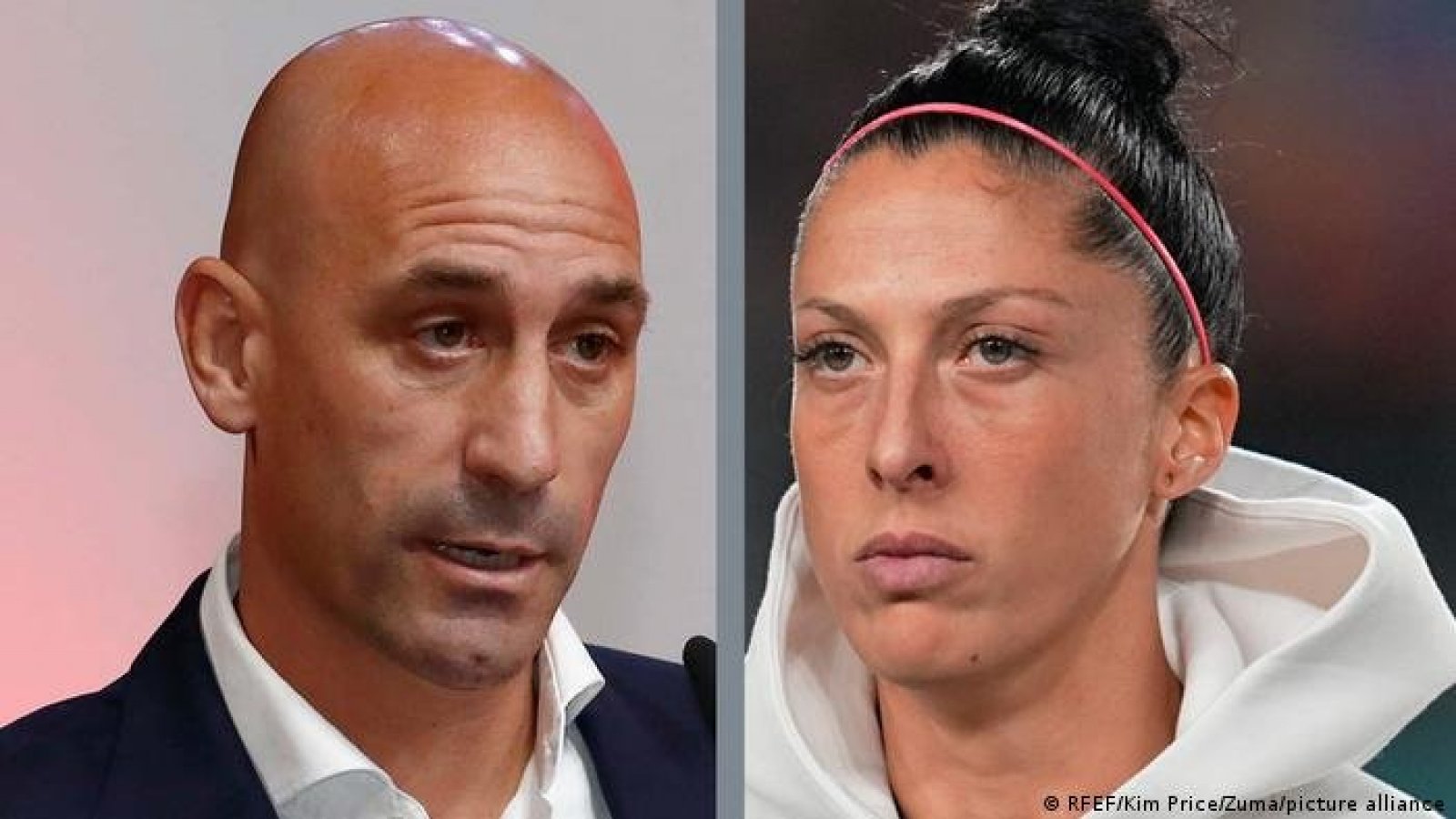 Luis Rubiales y Jenni Hermoso