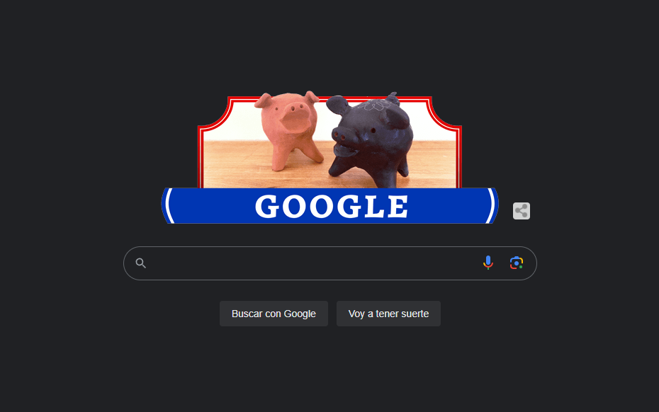 Doodle de Google por Fiestas Patrias de Chile