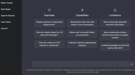 ChatGPT de OpenAI 