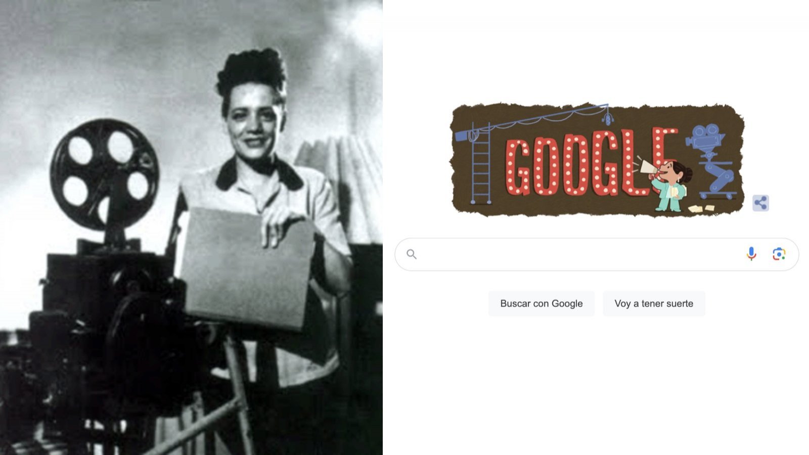 Matilde Landeta doodle de Google