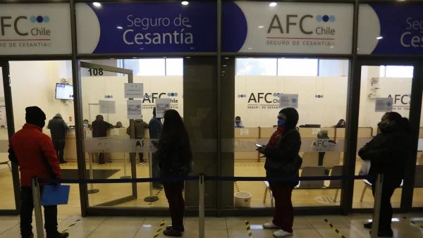 Sucursal AFC Chile para cobrar Seguro de Cesantía.