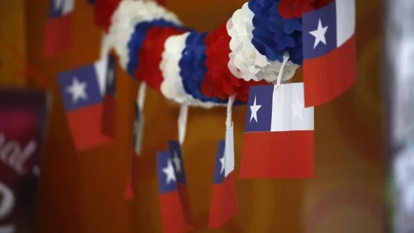 Banderas de Chile. Fiestas Patrias 2024.