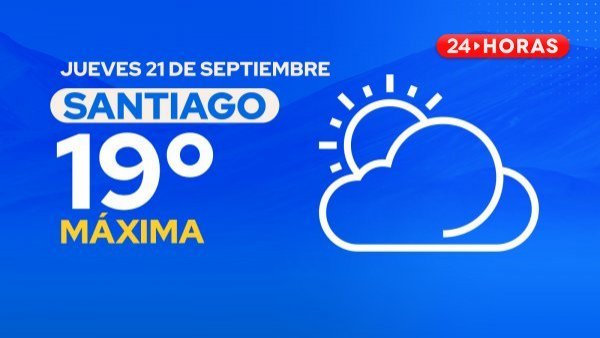 El tiempo en Santiago: jueves 21 de septiembre 2023