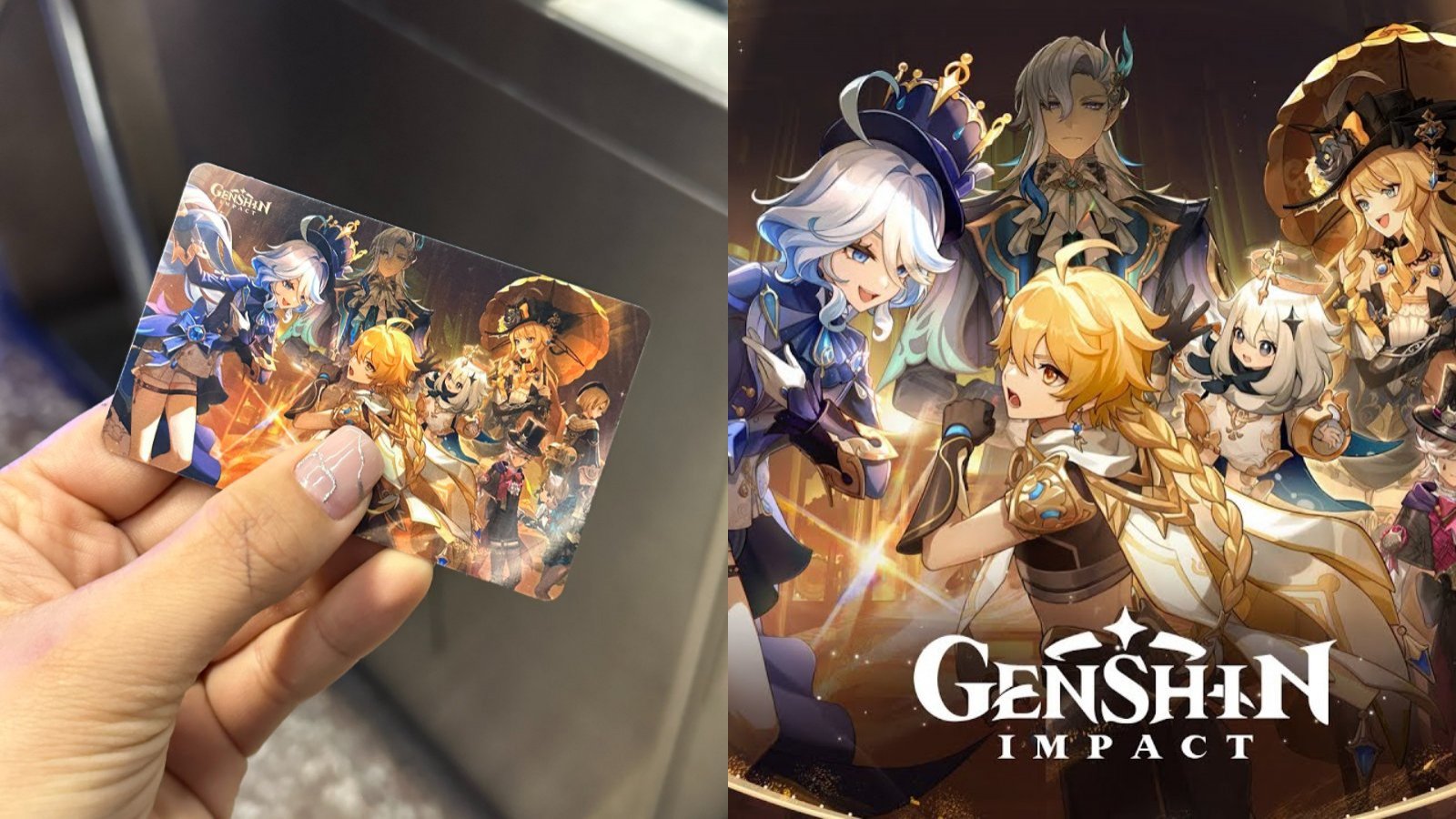 Tarjetas de Metro de Genshin Impact