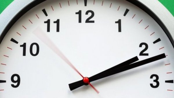 Cambio de hora. Reloj.