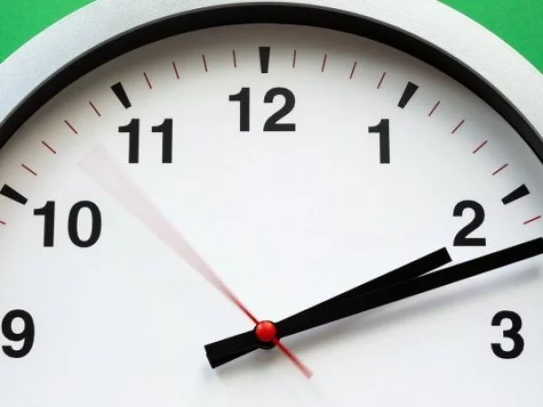 Cambio de hora. Reloj.