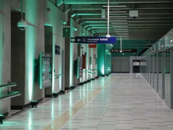 Extensión Línea 3 Metro de Santiago. Estación Plaza Quilicura.