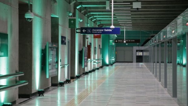 Extensión Línea 3 Metro de Santiago. Estación Plaza Quilicura.