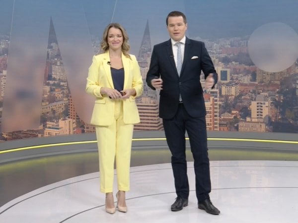 Carla Zunino y Davor Gjuranovic en 24 AM.