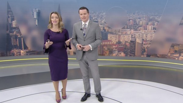 Carla Zunino y Davor Gjuranovic en 24 AM.