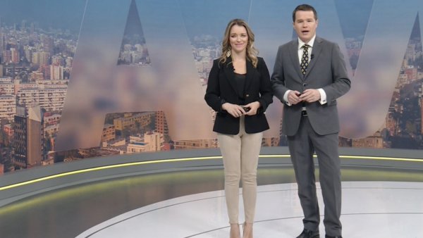 Carla Zunino y Davor Gjuranovic en 24 AM.