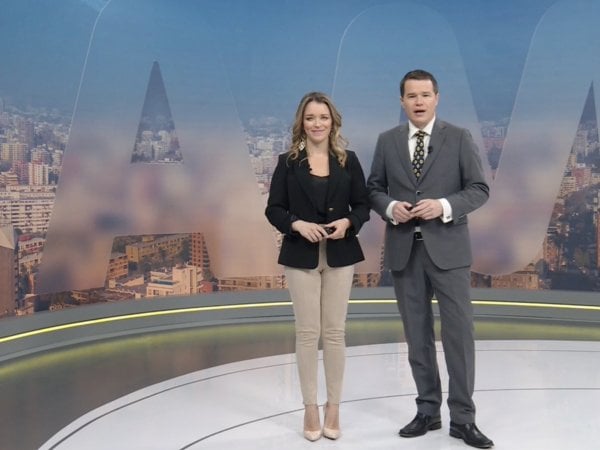 Carla Zunino y Davor Gjuranovic en 24 AM.