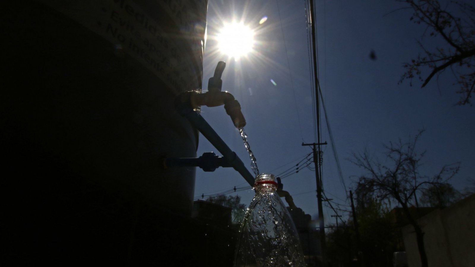 El megacorte de agua afectará a seis comunas de Santiago