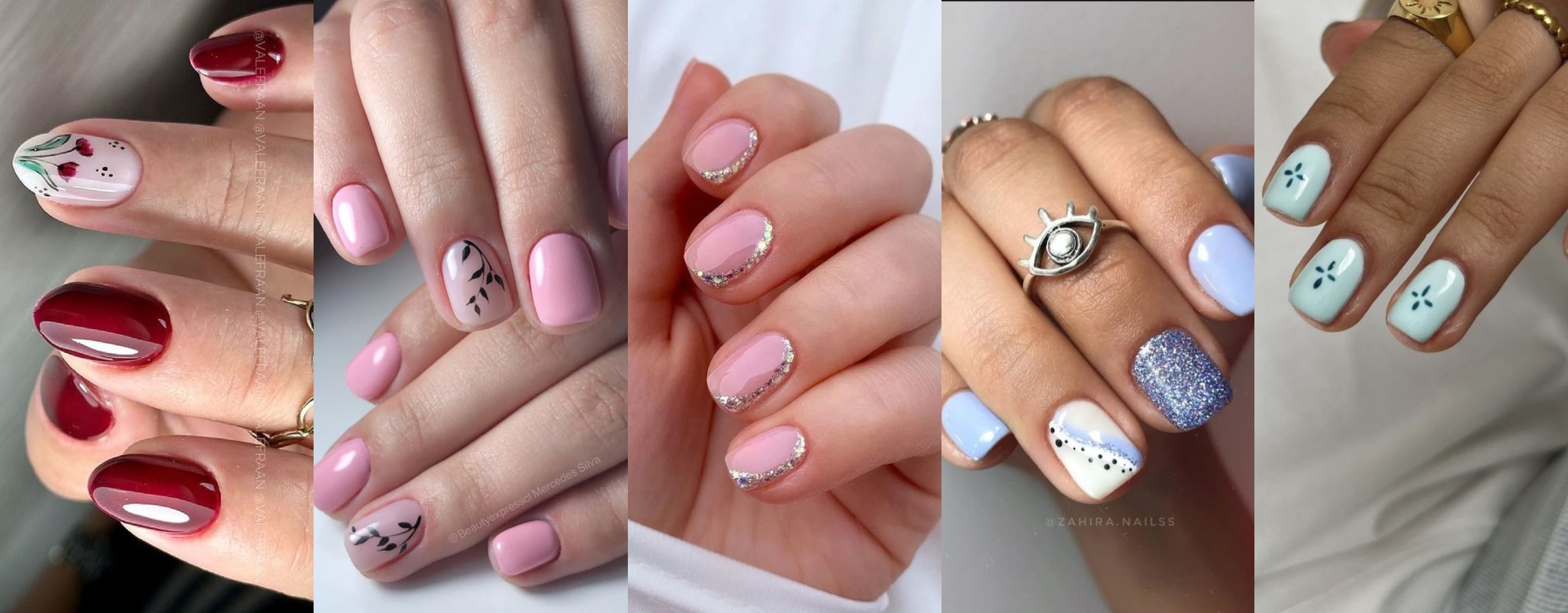 Diseños de uñas permanentes cortas