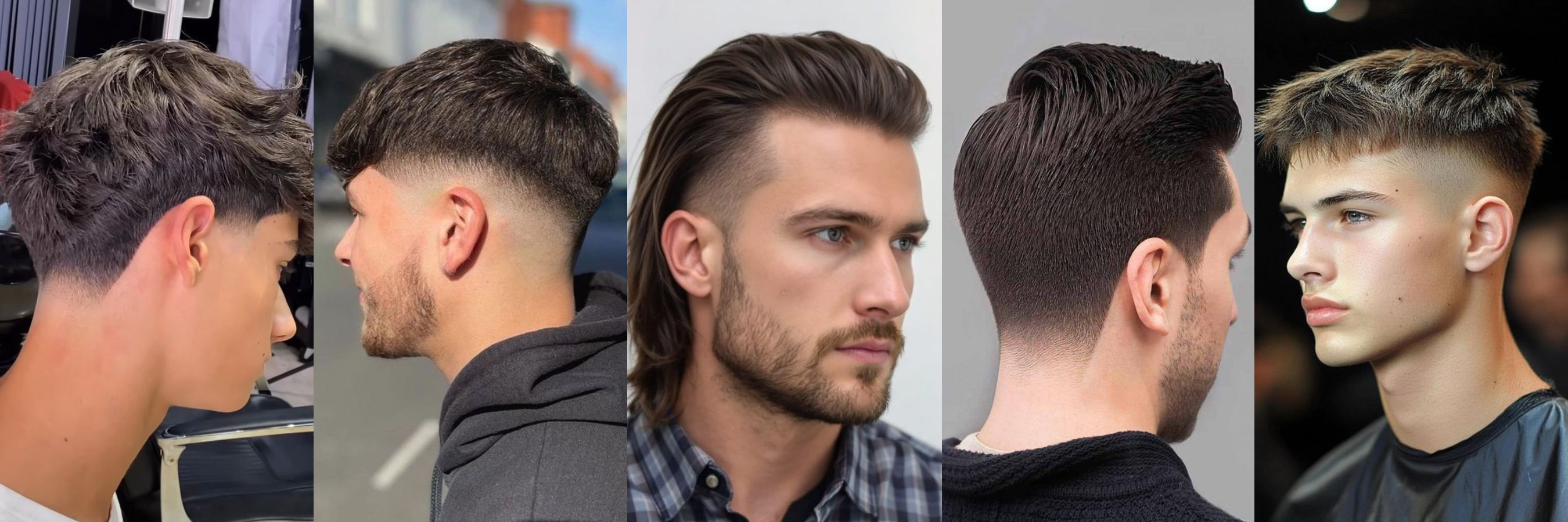 Corte taper fade pelo liso
