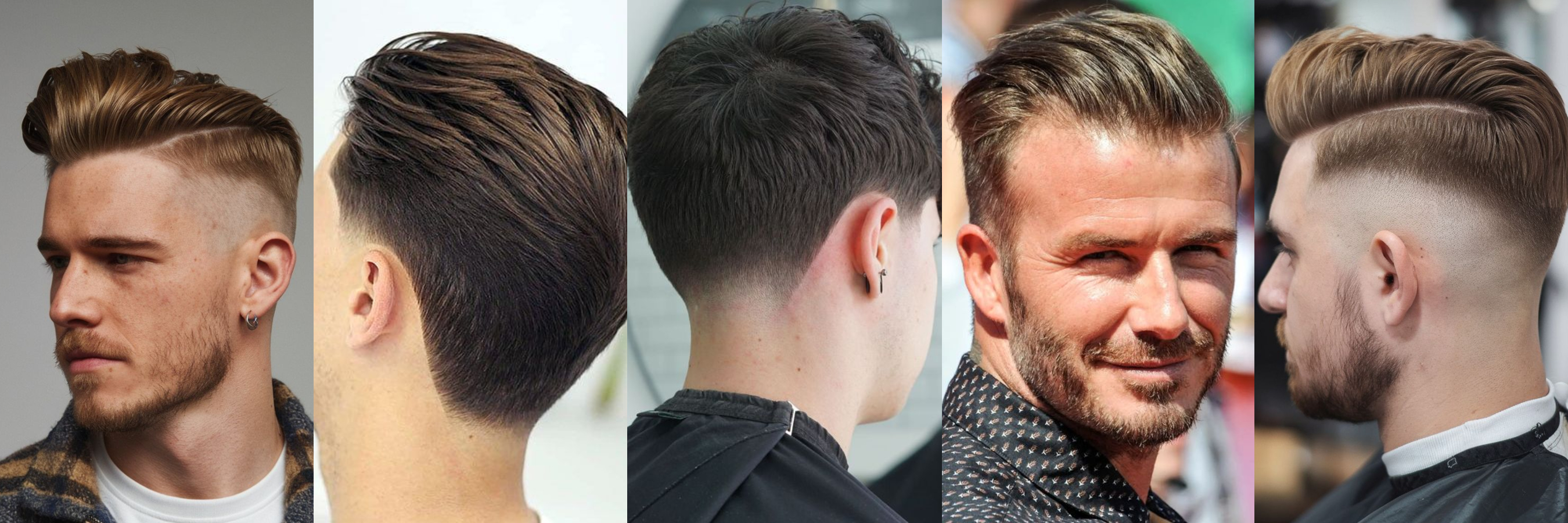 Corte taper fade para cabello fino