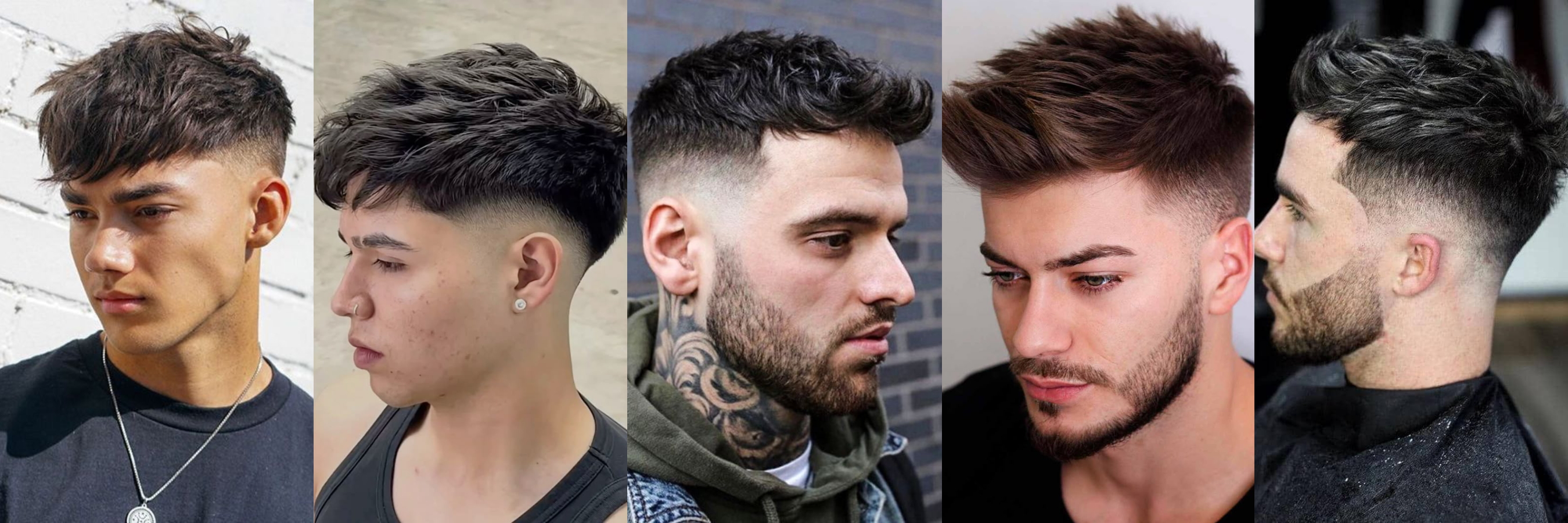 Corte de pelo taper con quiff