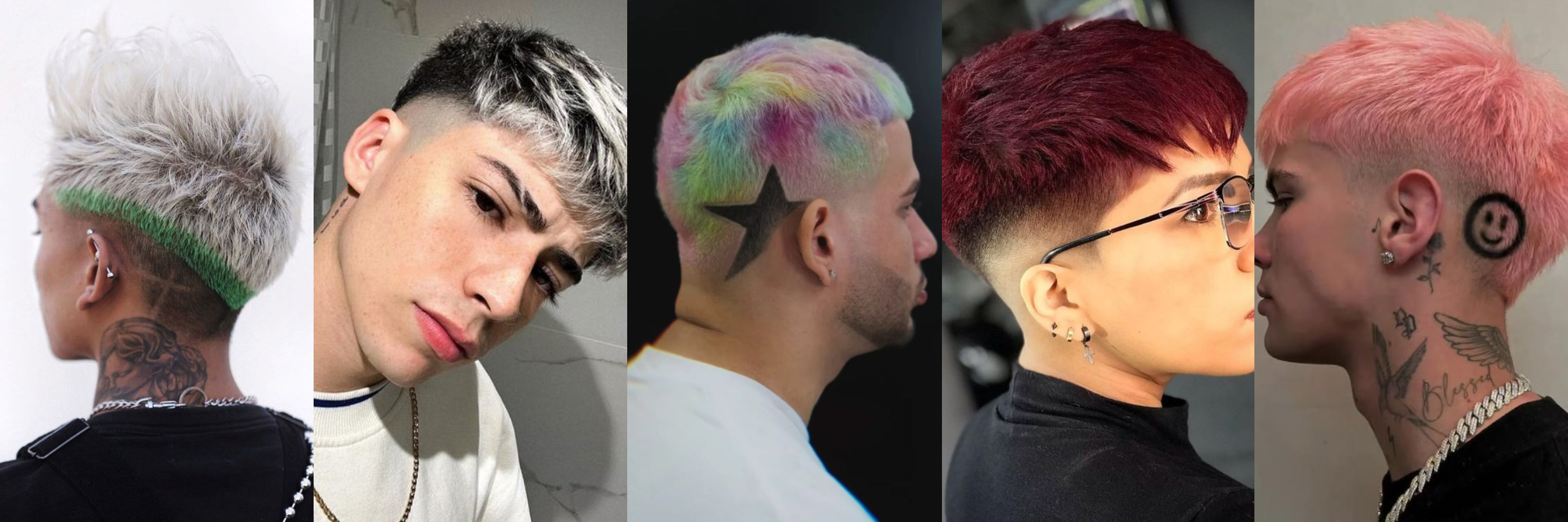 Taper fade teñido