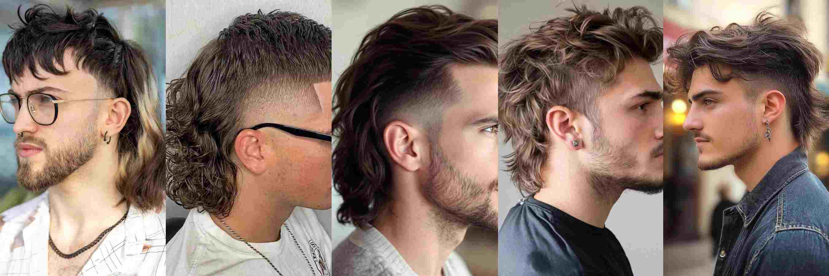 Corte mullet con taper fade