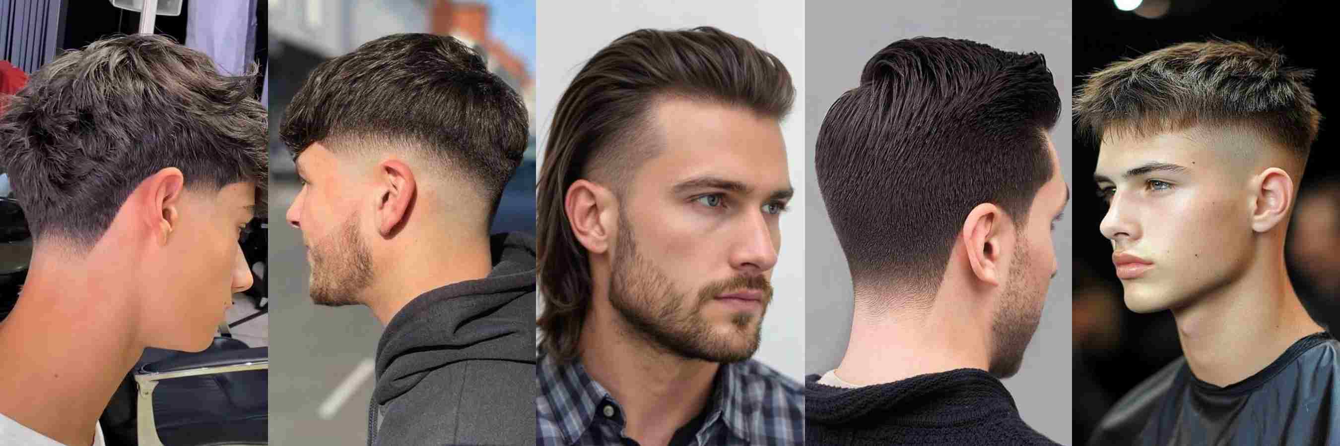 Corte taper fade pelo liso