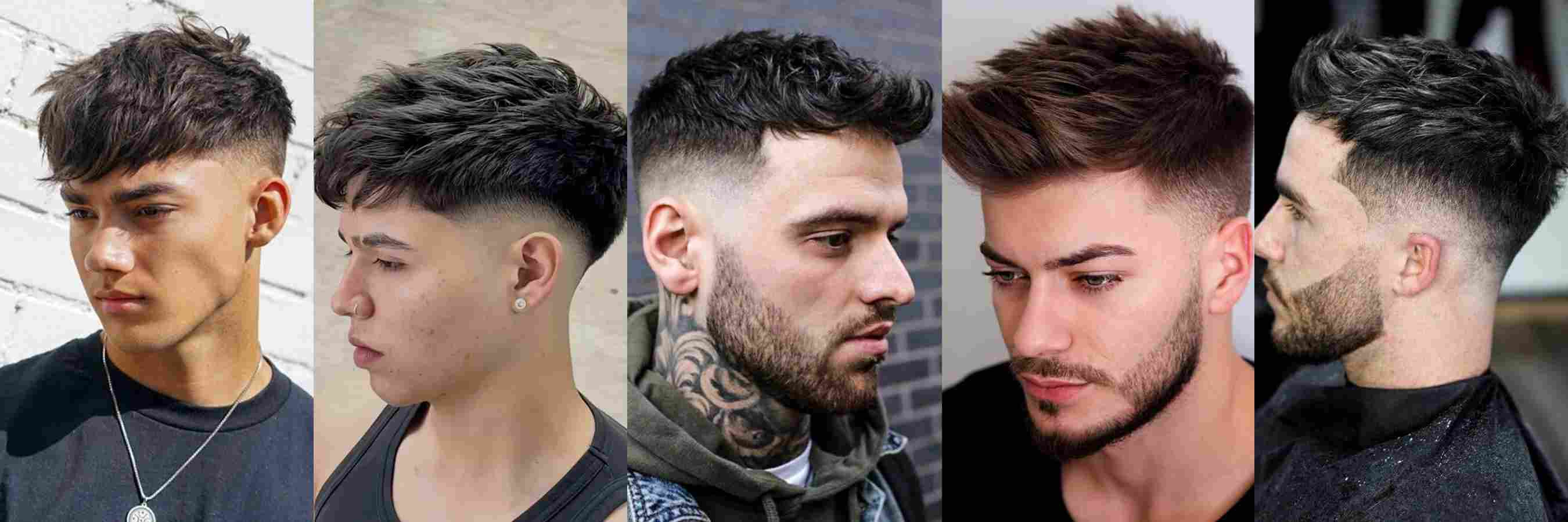 Corte de pelo taper con quiff