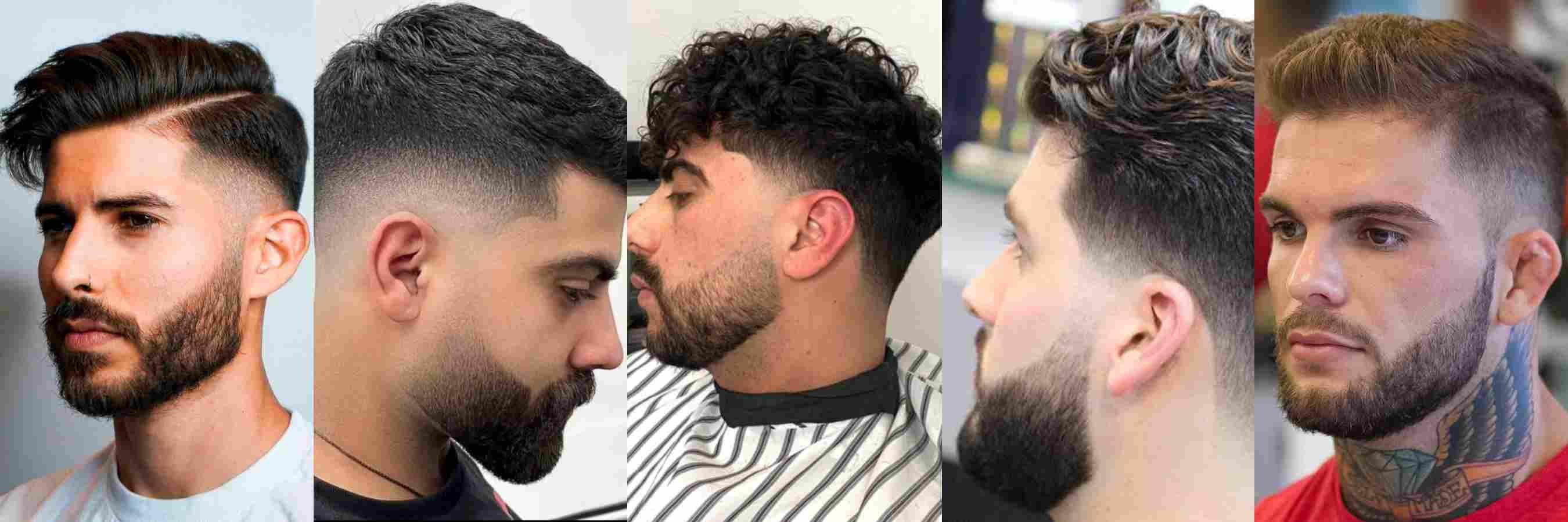 Taper fade con barba