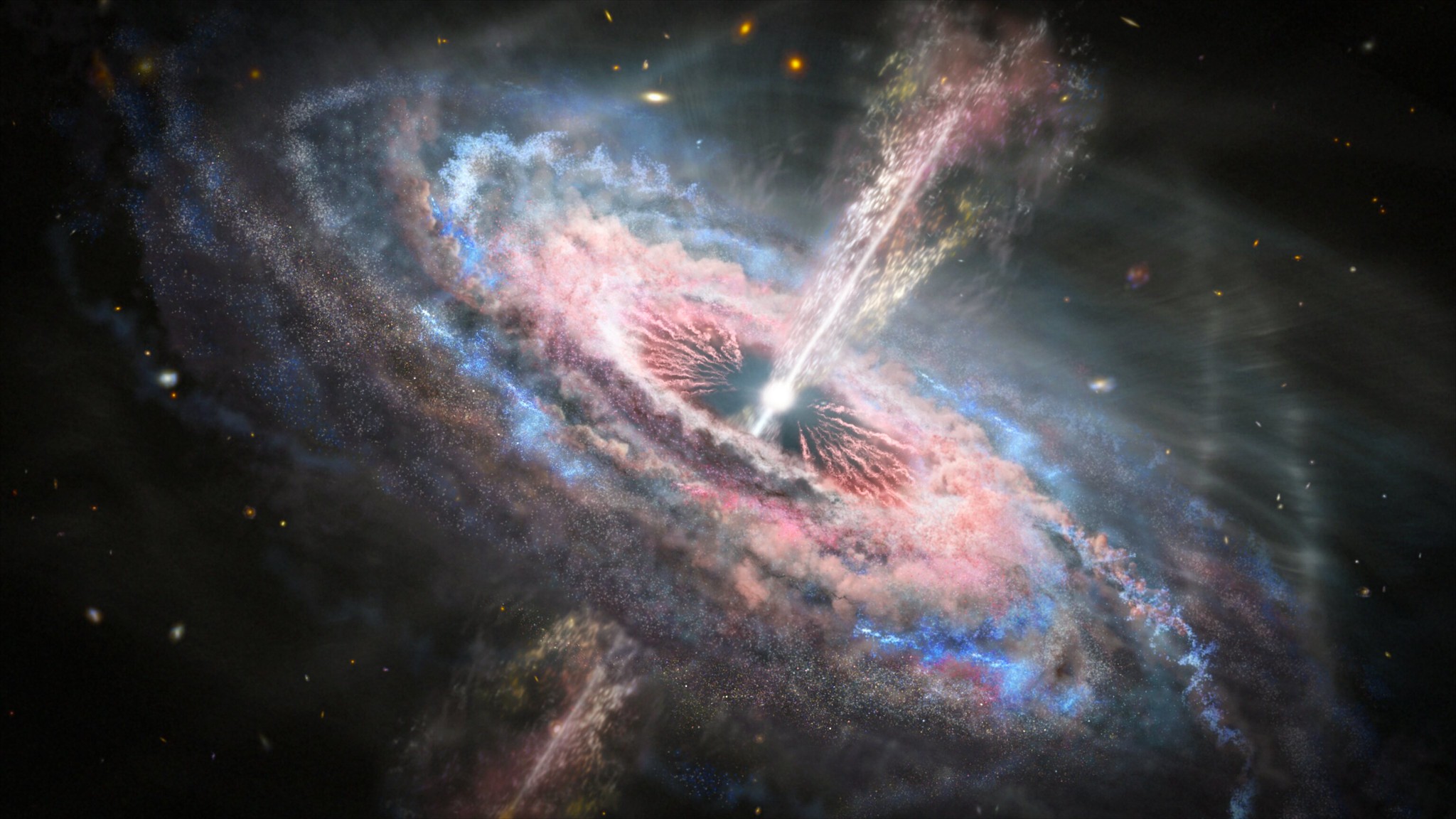 Imagen del cosmos por telescopio James Webb