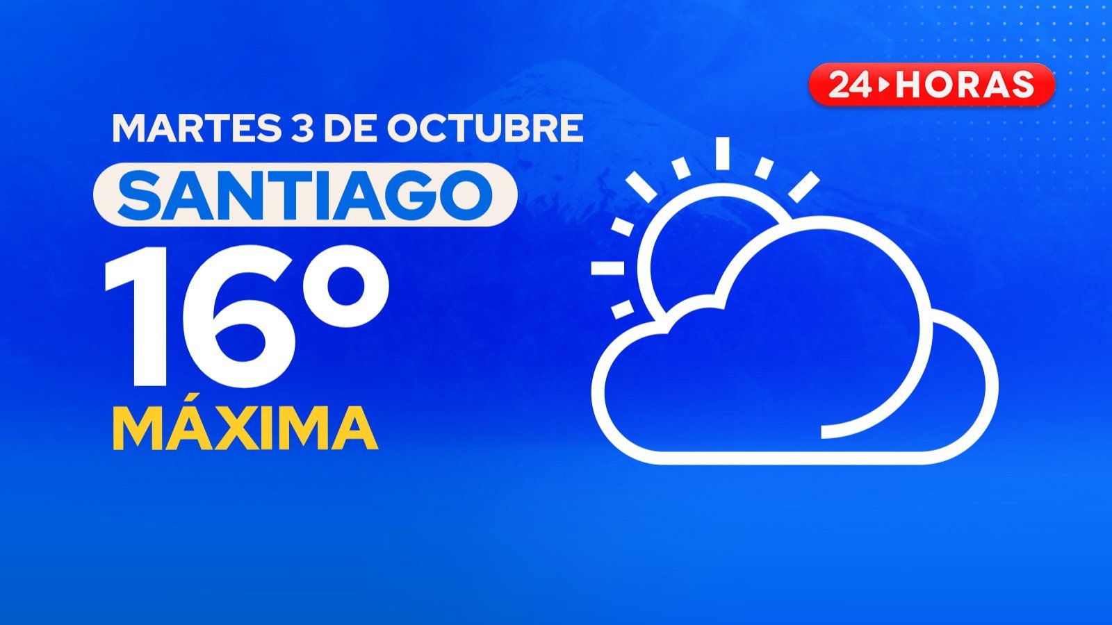 El tiempo en Santiago: martes 3 de octubre 2023