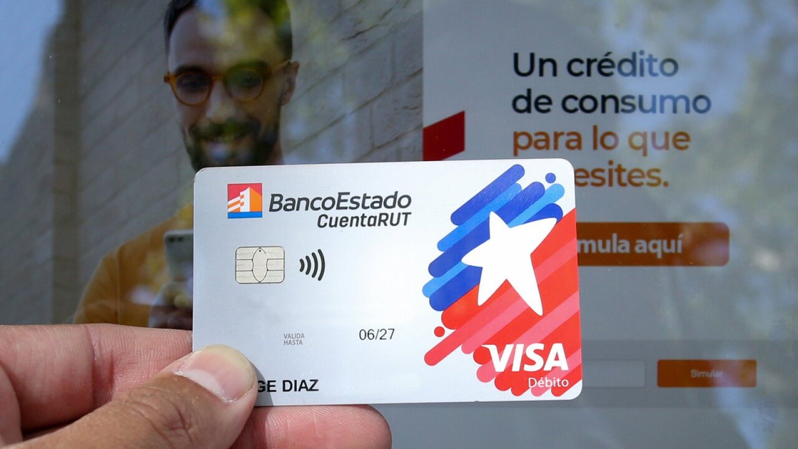 Tarjeta CuentaRUT pro de BancoEstado.