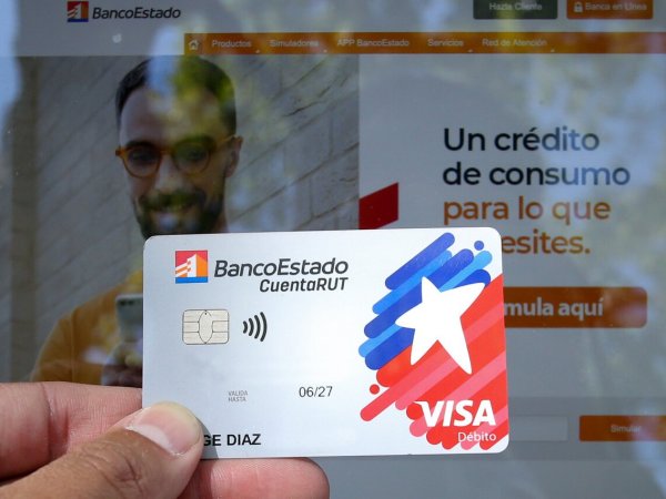 Tarjeta CuentaRUT pro de BancoEstado.