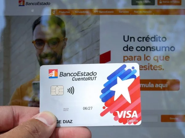 Tarjeta CuentaRUT pro de BancoEstado.