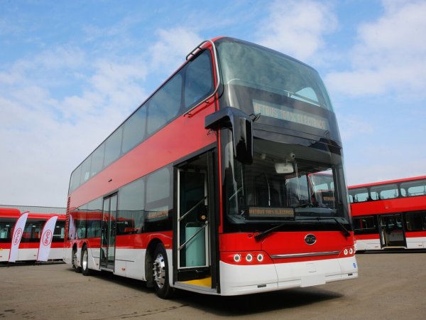 Double-decker electric buses