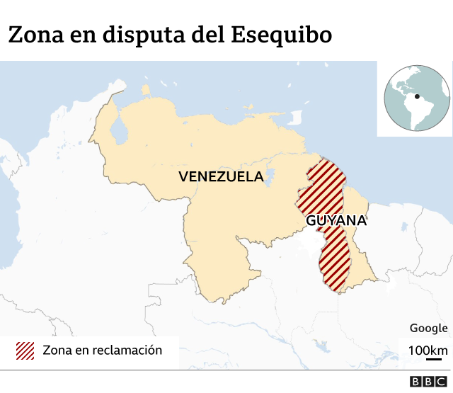 Mapa de la zona.
