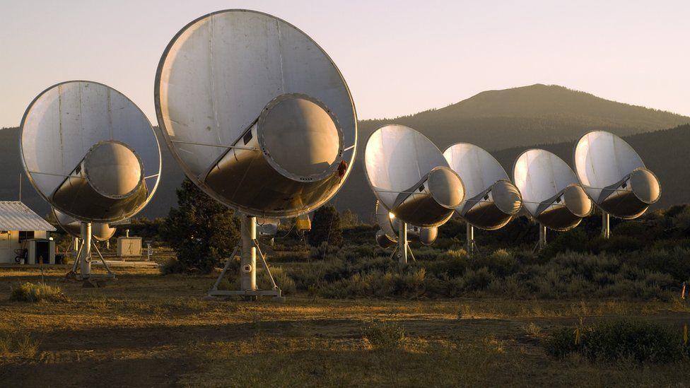 Conjunto de radiotelescopios Allen de Seti.