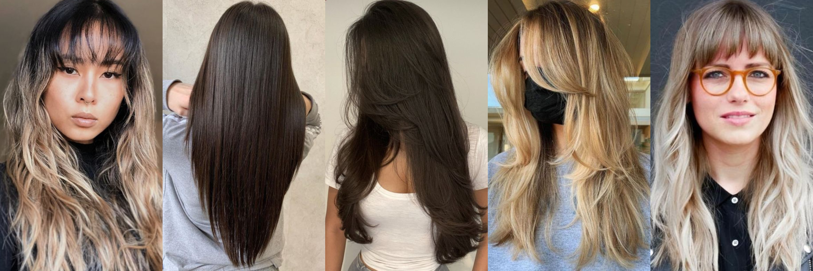 Corte de cabelo liso para mulheres