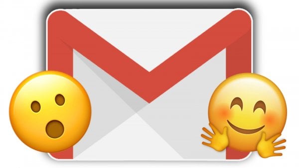 Gmail con emojis.