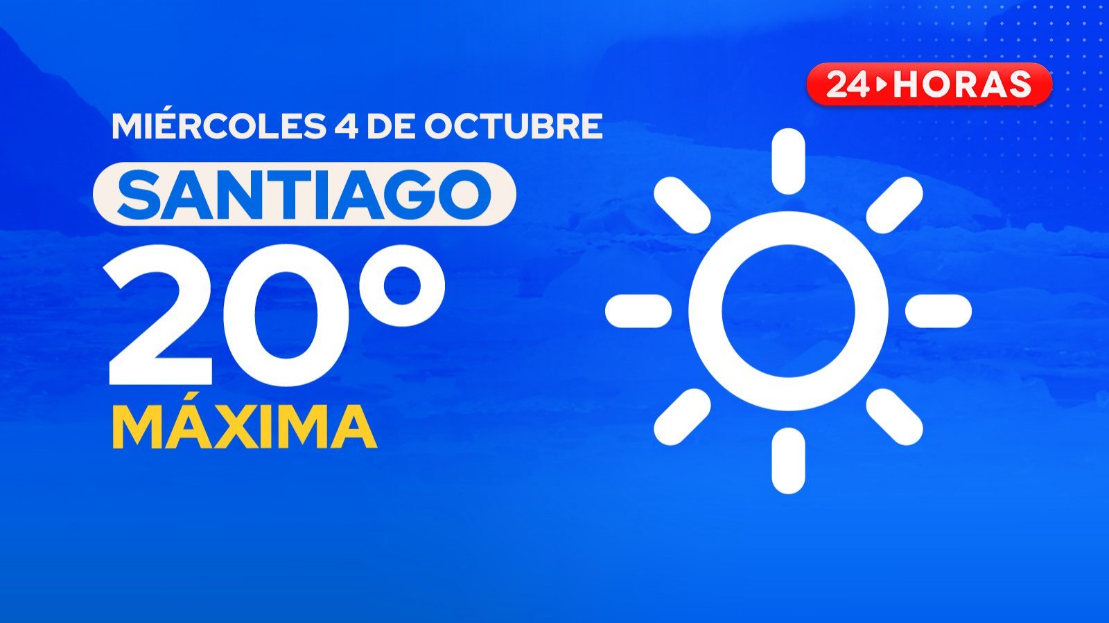 El tiempo en Santiago: miércoles 4 de octubre 2023
