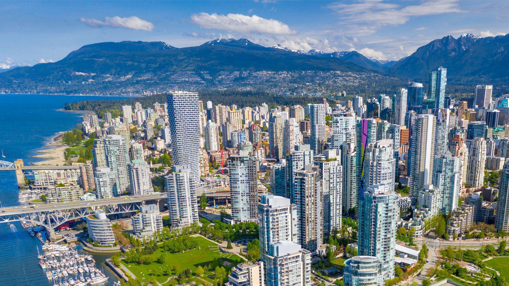 Vista panorámica de Vancouver.