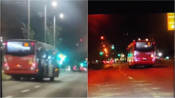 Chofer drogado protagonizó violento choque por diferentes comunas