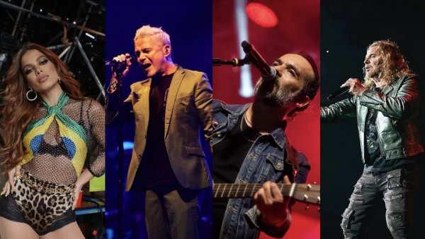 Artistas Festival de Viña del Mar 2024. Foto de Anitta, Alejandro Sanz, Los Bunkers, Maná.