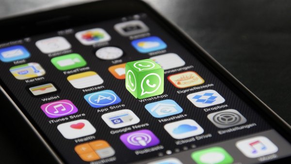 Ícono de la app de WhatsApp en teléfono