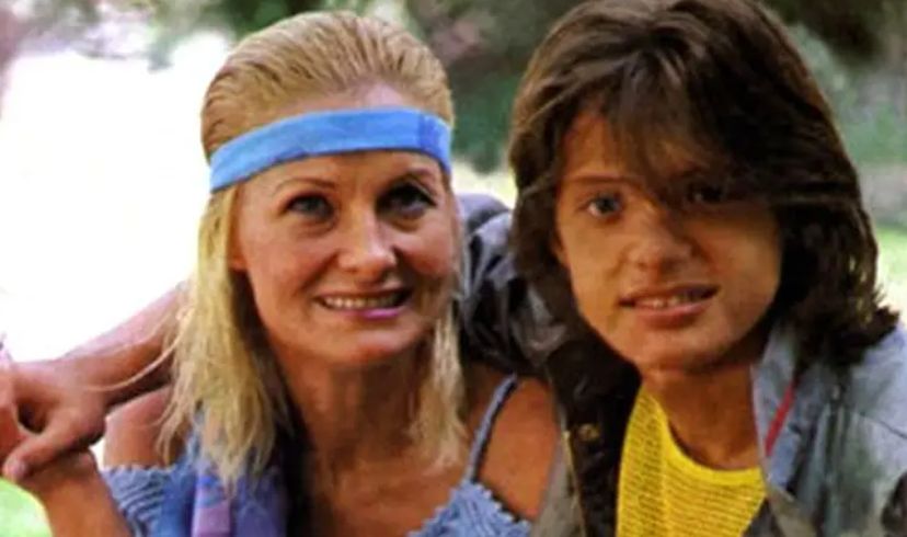 Luis Miguel y su madre Marcela Basteri