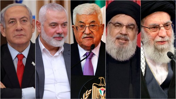 Los cinco líderes detrás del conflicto palestino-israelí