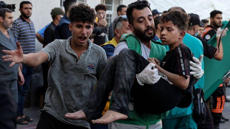 Tras el ataque de Hamás a Israel, las fuerzas israelíes lanzaron una contraofensiva en Gaza.