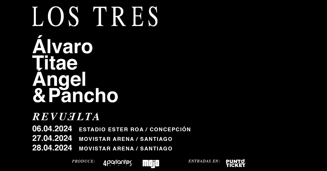 Los Tres, afiche conciertos.