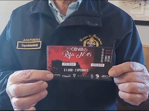 Bomberos de Valparaíso denunció estafa en rifa anual | 24horas